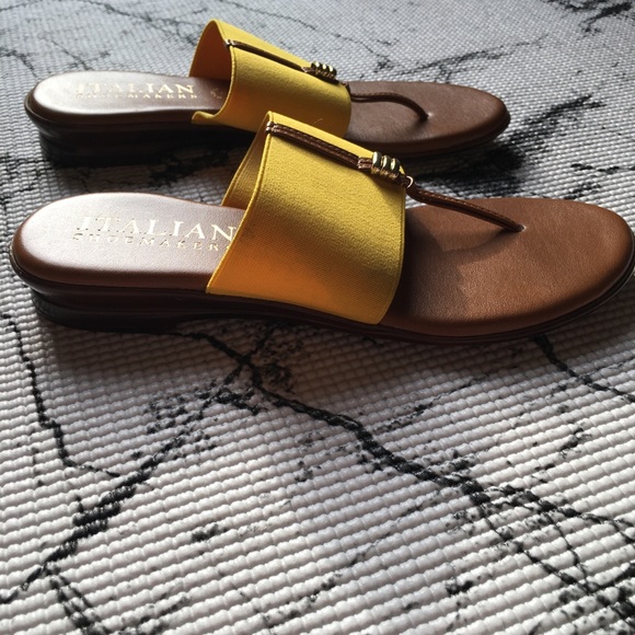 Italian Shoemaker flip flops - Picture 2 of 3